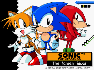 Sonic the Hedgehog The Screen Saver