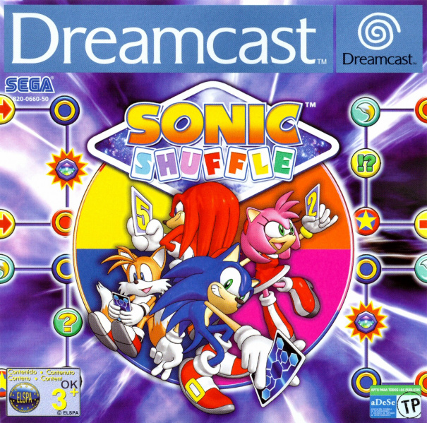 Sonic Shuffle (Sega Dreamcast, EU)